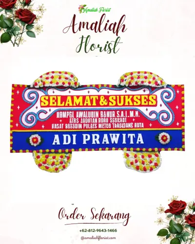 Karangan Bunga Ucapan Selamat di Sindangsari