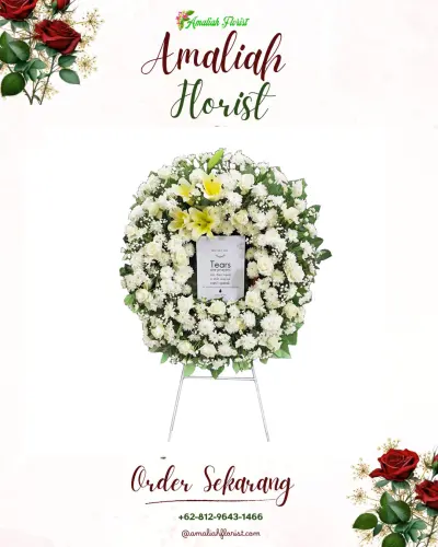 Krans Bunga Duka Cita di Sindangsari